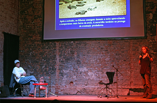 30 anos do Tamar em palestra na Feira Literária de Paraty